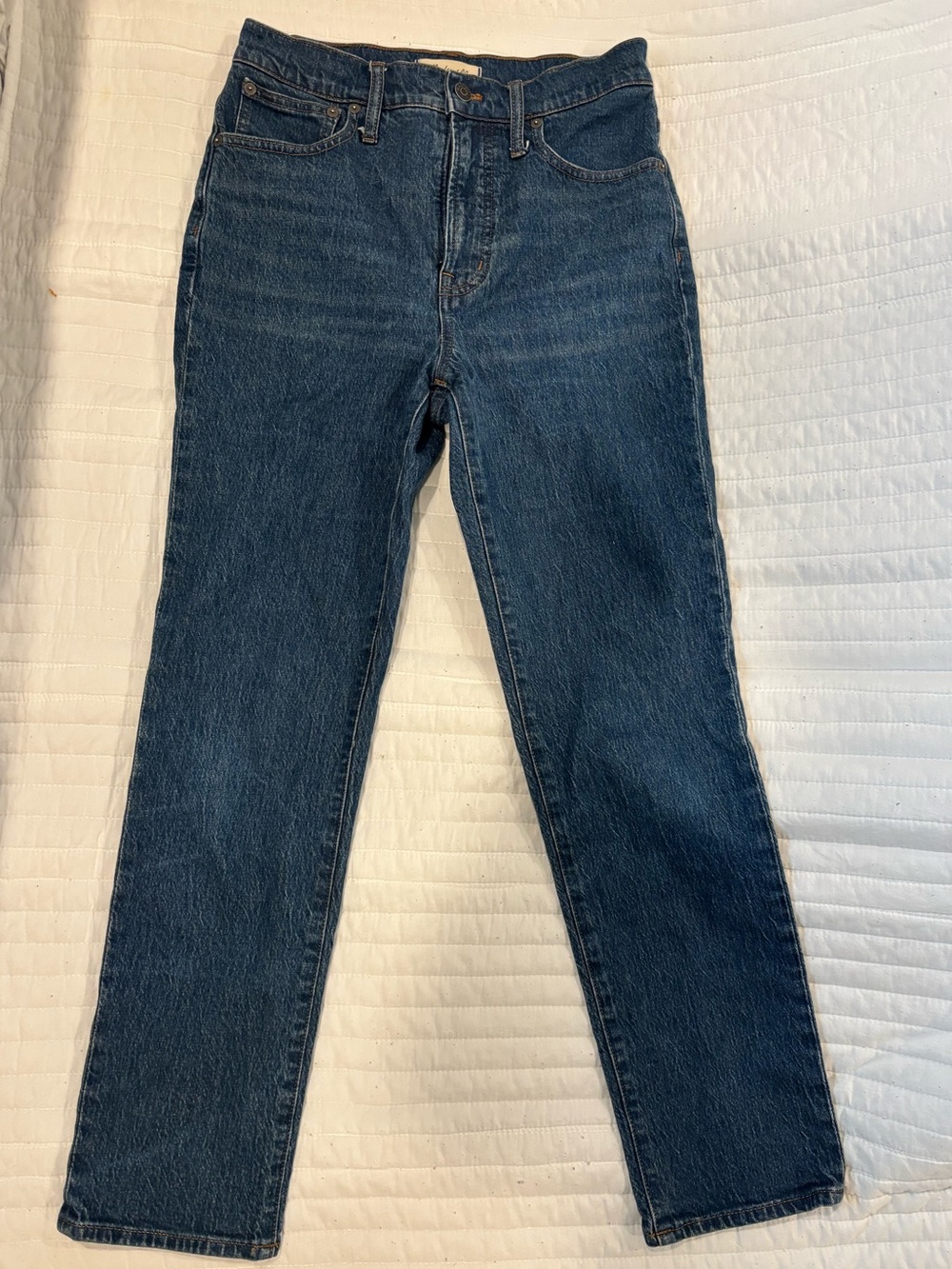Madewell The Perfect Vintage High Waist Straight Leg Denim Jeans Women's 27